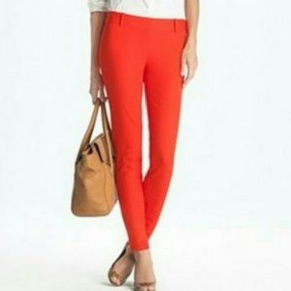 J. Crew Pants - J. Crew Skimmer City Fit Pants in Coral Size 10